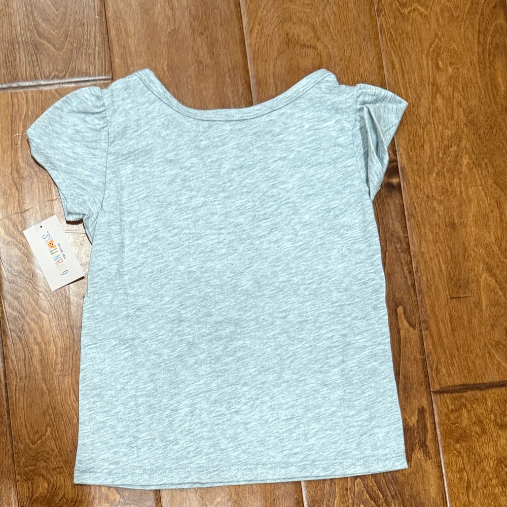 NWT Size 5T Garanimals Gray Cat Graphic T-Shirt - Picture 2 of 2